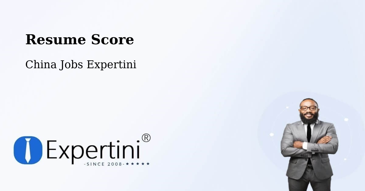 Resume Score & Job Description Match Tool – Linyi - China Jobs Expertini